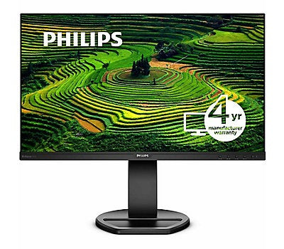 PHILIPS 241B8QJEB 24in FHD LED Monitor - TAA Compliant