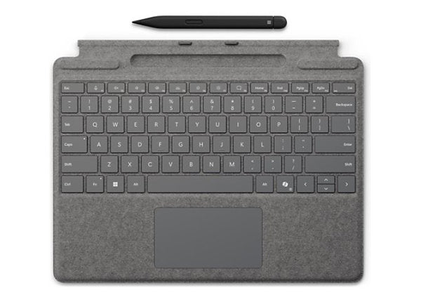 Microsoft Surface Pro Keyboard with Slim Pen, Platinum, Commercial Edition