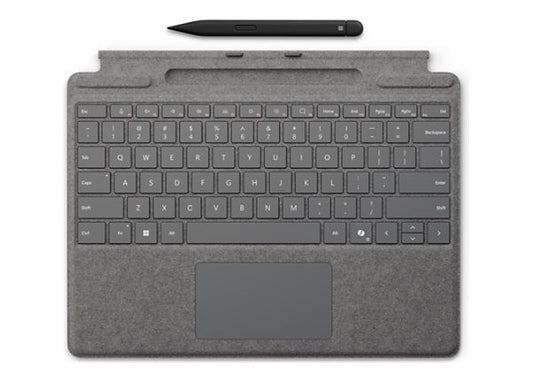Microsoft Surface Pro Keyboard with Slim Pen, Platinum, Commercial Edition