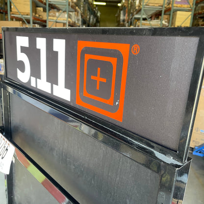 ZA@ 5.11 Branded Store Fixture w/ Castors - Or, Perhaps a Rolling Tool Shelf for Your Garage?!