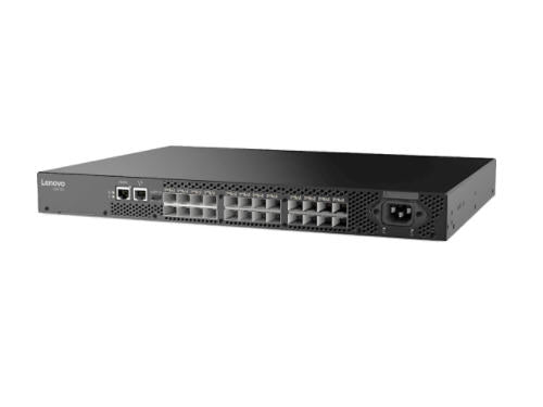 Lenovo ThinkSystem DB610S FC SAN Switch delivers high-speed Fibre Channel connectivity in a compact 1RU form factor. Designed for data center environments and demanding FC SAN applications, it accommodates 27 ports for flexible configuration. This switch is ideal for enterprises seeking reliable, dense, and scalable SAN switching solutions.