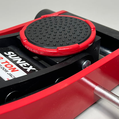 SSUNEX TOOLS 3 Ton Aluminum Floor Jack, Red 6603AJ
