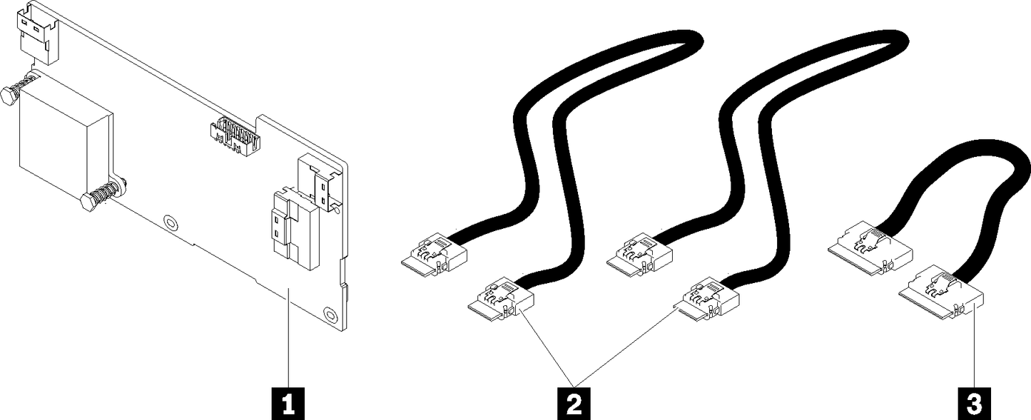 Adaptateur de bus hôte SAS/SATA 12 Go pour Lenovo ThinkSystem 430-8i