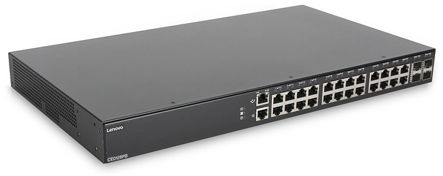 Lenovo CE0128PB 1RU 10Gbps Ethernet Switch, 30 Ports