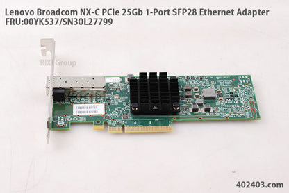 Adaptateur Ethernet Lenovo ThinkSystem NX-C PCIe 25 Go 1 port SFP28