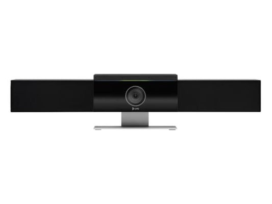 The HP Poly Studio USB Video Bar delivers premium video conferencing in a sleek, all-in-one design. Ideal for professional environments, it features a single-lens 4K UHD camera with Poly DirectorAI smart framing, stereo speakers, and connectivity via WiFi and Bluetooth 4.2. Compliant with GSA and TAA standards, it ensures secure, high-quality communication for government and enterprise use.