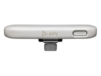 The HP Poly Studio R30 USB Video Bar delivers premium video conferencing with a 2160p digital camera, wireless connectivity, and integrated audio. Designed for enterprise collaboration, it features a TAA-compliant, compact build and advanced microphone array for crystal-clear conversations. Includes Poly’s one-year standard warranty for professional support.
