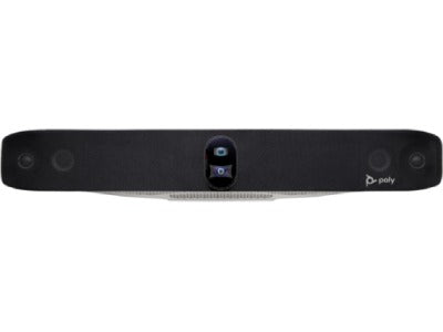 The Poly Studio X70 All-In-One Video Bar delivers exceptional video conferencing performance with 4K resolution and advanced audio. Designed for enterprise-level collaboration, it features dual-lens HD cameras, powerful stereo speakers, and flexible connectivity including Ethernet, Wi-Fi, and Bluetooth. TAA compliance ensures suitability for government and regulated environments.
