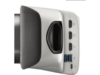 The HP Poly Studio X70 is an all-in-one video conferencing bar featuring dual-lens cameras, stereo speakers, and an IR remote kit, built for high-end collaboration. Designed with TAA compliance and robust codecs like H.264 and H.265, it delivers crystal-clear 4K video and audio without requiring a PC. GSA-qualified and ideal for government and enterprise deployments.