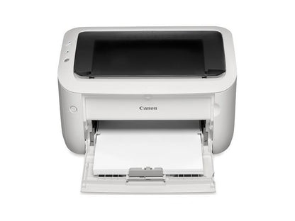 The Canon imageCLASS LBP6030w is a compact, single-function wireless monochrome laser printer designed for efficiency and speed in small office and home office environments. With print speeds of up to 19 pages per minute and a 150-sheet paper capacity, it offers solid performance for everyday black-and-white printing demands. Its built-in wireless capability and 32 MB of onboard memory ensure quick, easy connectivity and smooth operation.
