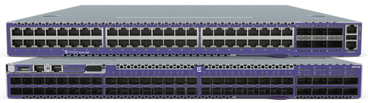 Extreme 8520-48Y 48-Port 25GbE Switch with 8x100GbE Uplinks, DC Power, Front-Back Airflow