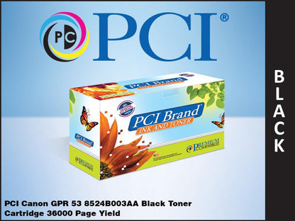 Cartouche de toner noir Canon GPR-53, rendement de 36 000 pages