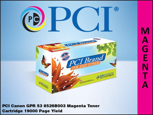 Cartouche de toner magenta Canon GPR-53, rendement de 19 000 pages