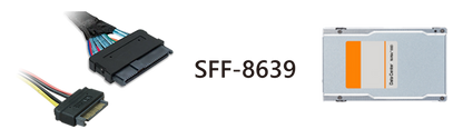 HighPoint SFF-8643 to SFF-8639 NVMe Cable, 0.5M