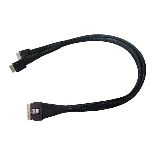 HighPoint 8654-8611-205 0.5M SFF-8654 to SFF-8611 NVMe Cable