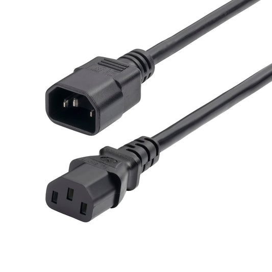 Rallonge d'alimentation STARTECH C14 vers C13 de 30 cm, 10 A, 250 V, homologuée UL