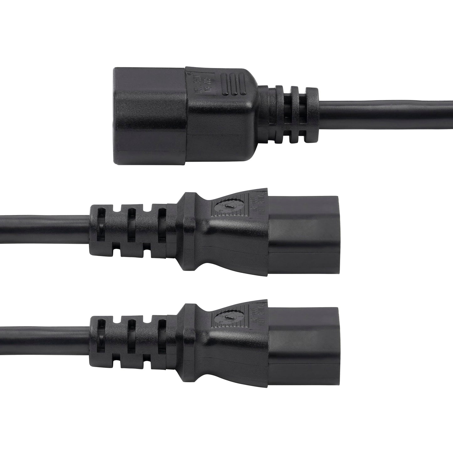 StarTech 6ft IEC C14 to 2x C13 Y Power Splitter Cable, 10A 250V, 18AWG