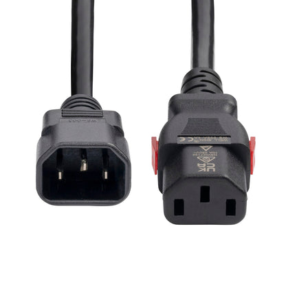 Rallonge d'alimentation StarTech 3 m (IEC C14 vers C13 verrouillable) pour PDU, 10 A 250 V, UL, TAA