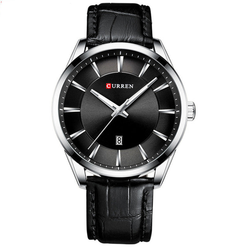 Men's Business Quartz Watch Calendar, Waterproof