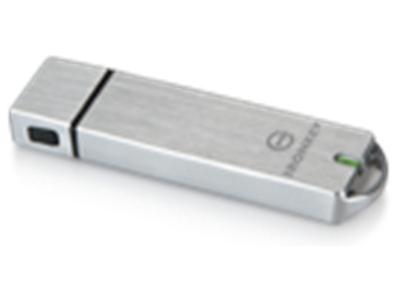 The Kingston IronKey Basic S1000 is a 8GB high-security USB 3.0 flash drive designed for data protection and regulatory compliance. It features FIPS 140-2 Level 3 certification, delivering robust hardware-based encryption and advanced security functionality for enterprise and government use.