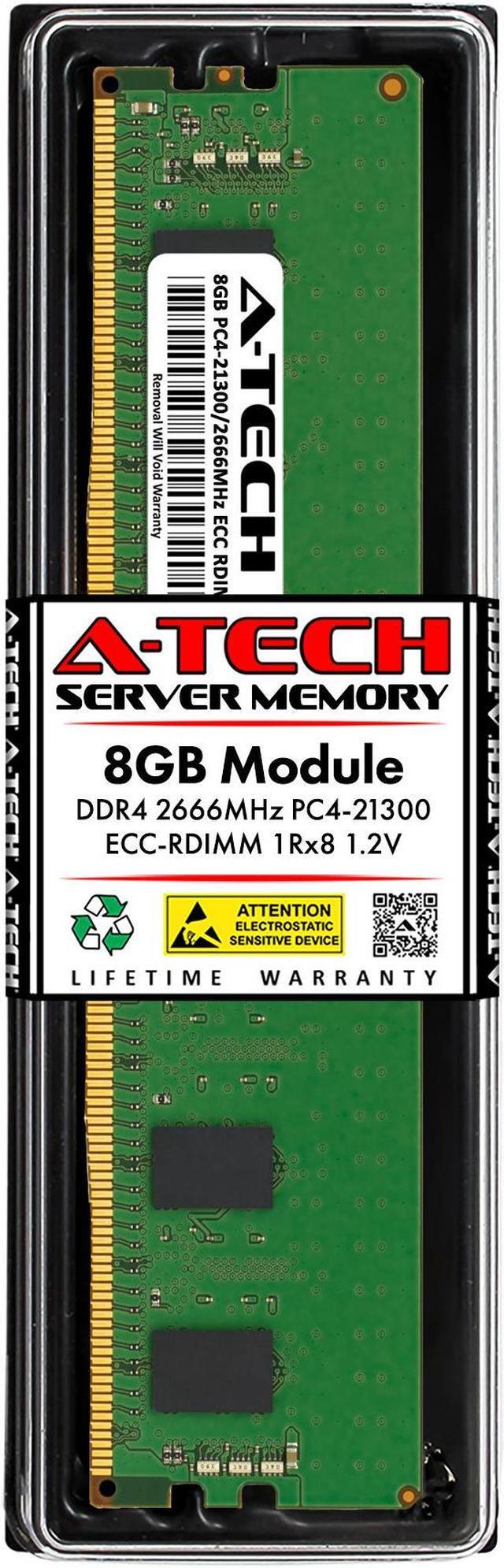 Kingston 8 Go DDR4-2666 MHz ECC DIMM enregistré (KTD-PE426S8/8G)