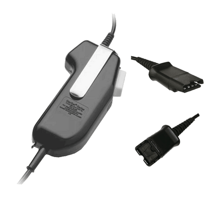 HP Poly PTT Secure Voice 12in Straight PTT Cable, TAA Compliant