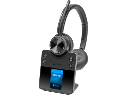 HP Poly Savi 7420 DECT Stereo Headset, TAA Compliant, Wireless