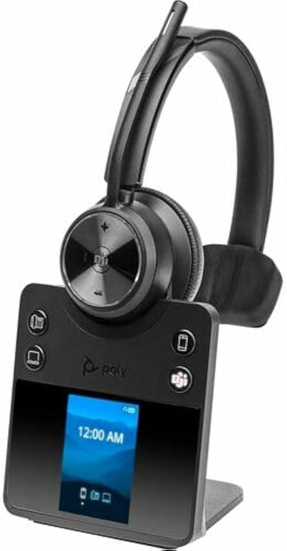 Casque sans fil monaural DECT HP Poly Savi 7410 Office, certifié Teams