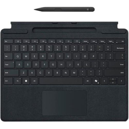 Microsoft Surface Pro Keyboard with Slim Pen for Commercial Use, Black