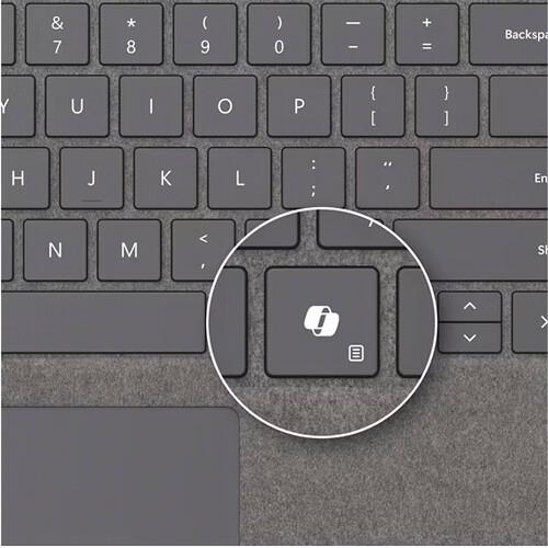 Microsoft Surface Pro Keyboard with Slim Pen for Commercial Use, Black