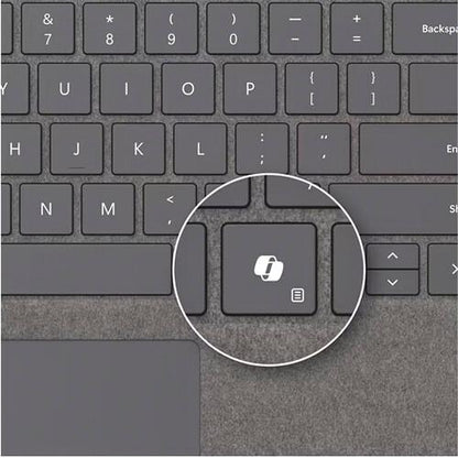 Microsoft Surface Pro Keyboard with Slim Pen for Commercial Use, Black