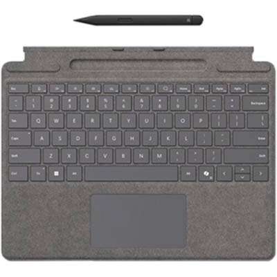 Microsoft Surface Pro Keyboard with Slim Pen, Platinum, Commercial Edition