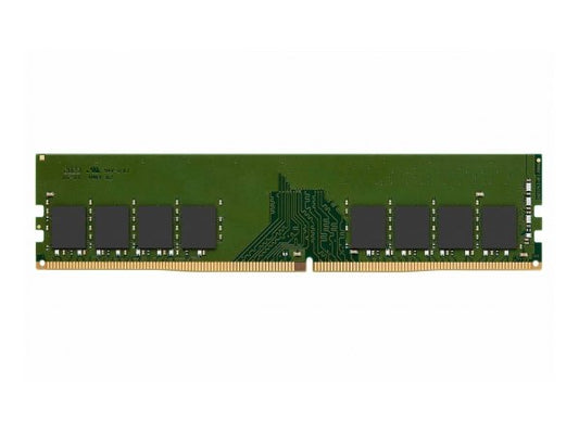 The Kingston 8GB DDR4 3200MHz Non-ECC DIMM delivers a reliable memory upgrade for desktops requiring improved performance. With a fast 3200MHz clock speed and 1.2V low-power operation, this module balances speed and energy efficiency. Designed for non-ECC systems, it provides robust compatibility and effective performance in standard computing environments.