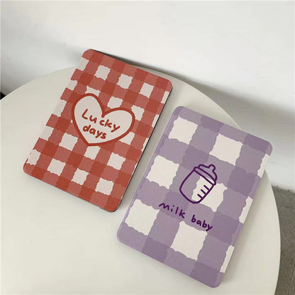 Apple-Compatible Tablet Soft Leather Protective Case