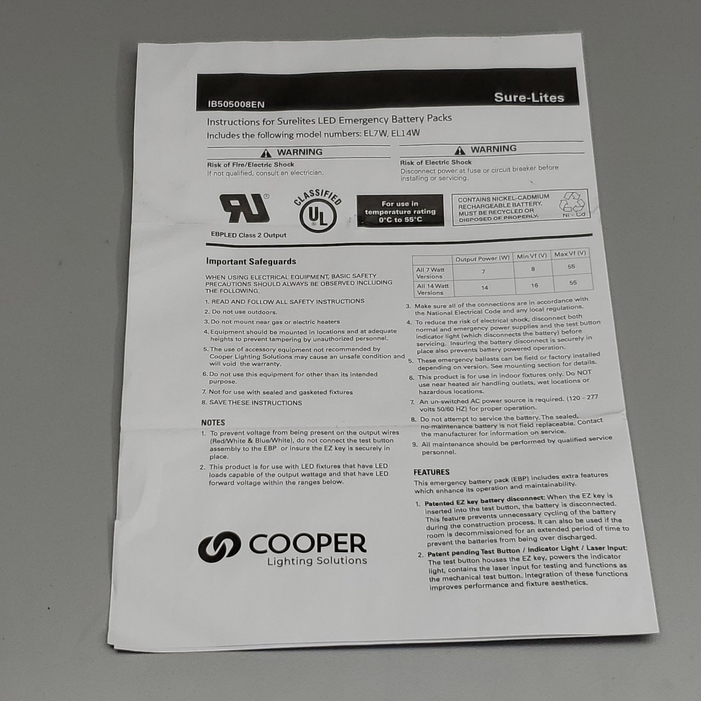COOPER LIGHTING 3 PK LED Recessed Troffer 2'x4' 24CZ2-30-UNV-EL7W-L840