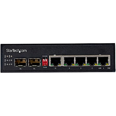 Commutateur PoE Gigabit industriel StarTech 8 ports, 30 W, -40 °C à +75 °C