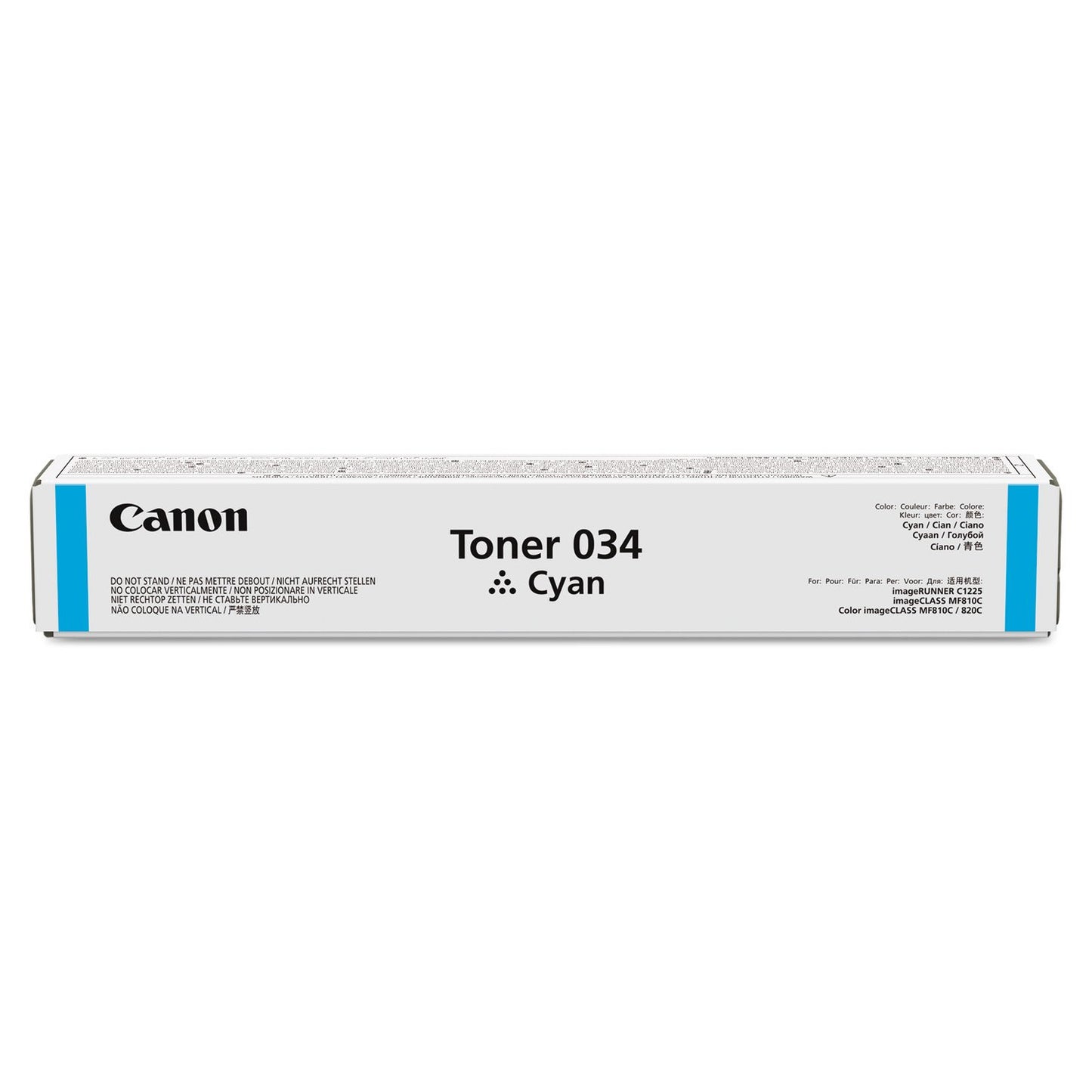Cartouche de toner cyan Canon 034, 7 300 pages, CRG034 C (9453B001)