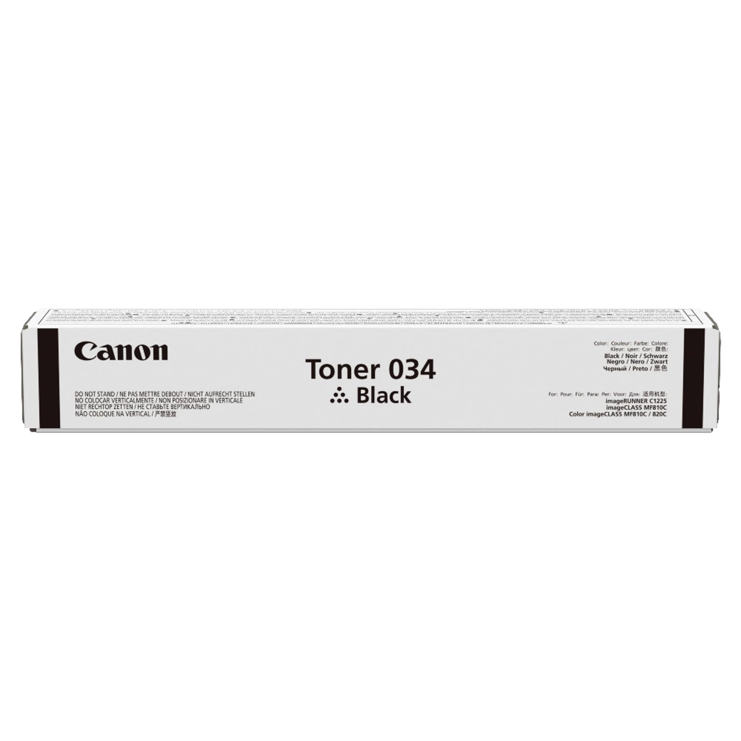 Cartouche de toner noir Canon 034, rendement de 12 000 pages