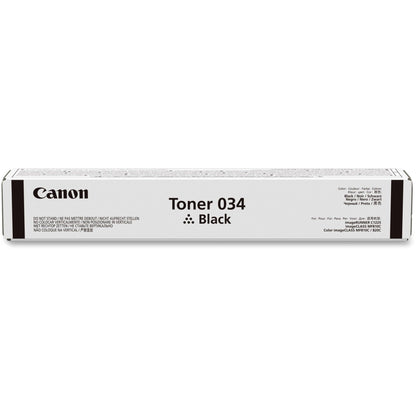 Cartouche de toner noir Canon 034, rendement de 12 000 pages