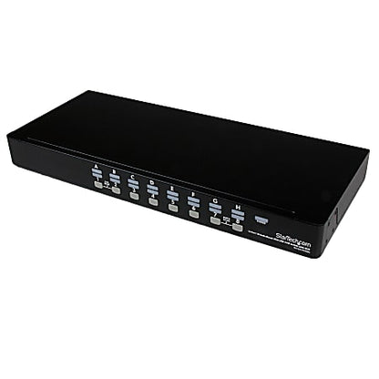 StarTech 16-Port 1U Rack Mount USB KVM Switch, VGA, SV1631DUSBU