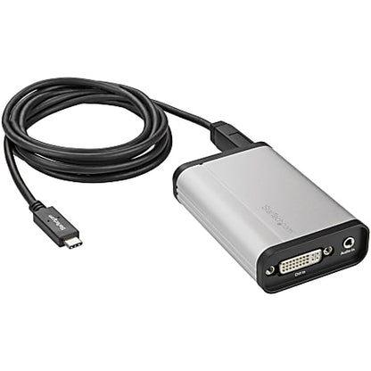 Périphérique de capture vidéo StarTech DVI vers USB-C – 1080p, compatible DirectShow