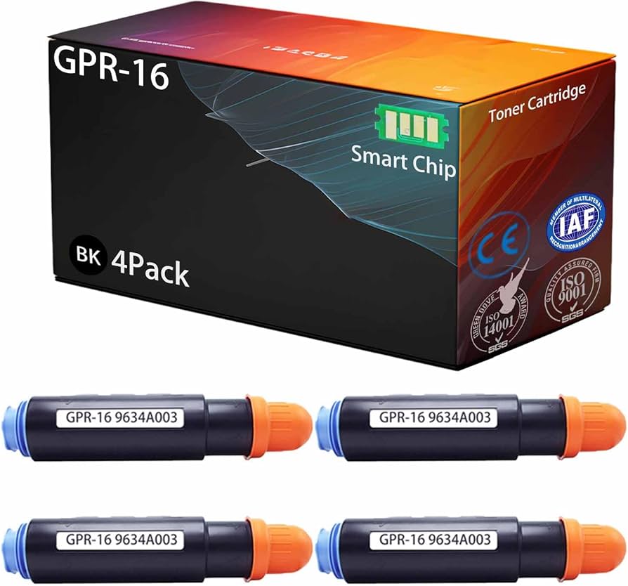 Cartouche de toner noir Canon GPR-16, rendement de 24 000 pages