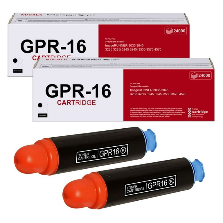 Cartouche de toner noir Canon GPR-16, rendement de 24 000 pages
