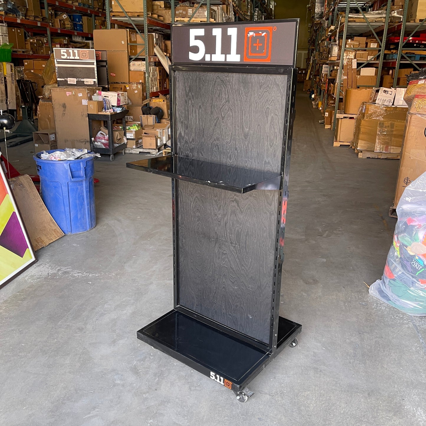 ZA@ 5.11 Branded Store Fixture w/ Castors - Or, Perhaps a Rolling Tool Shelf for Your Garage?!