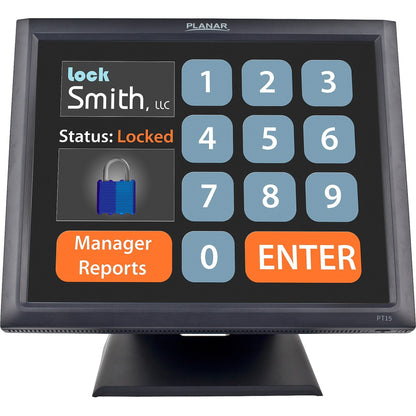 PLANAR PT1545R 15" Touchscreen POS Monitor, XGA, HDMI/DP/VGA, Speakers
