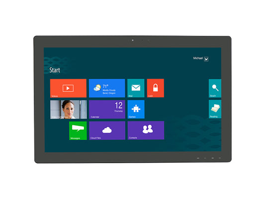 PLANAR PCT2785 Helium 27in touchscreen webcam monitor, black, zero bezel, HID, PCAP multi-touch, FHD IPS LED LCD, VGA HDMI DP USB Hub, mic, speakers