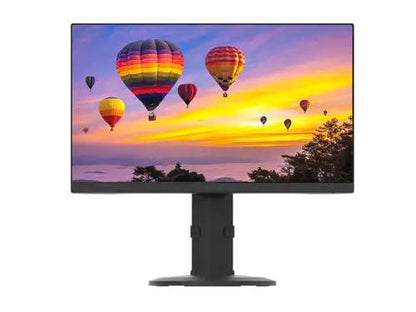 PLANAR PZN2410 24in monitor, black FHD IPS LED LCD, narrow bezel, VGA, HDMI, DP, speakers, USB Hub, Height-adjust Stand.