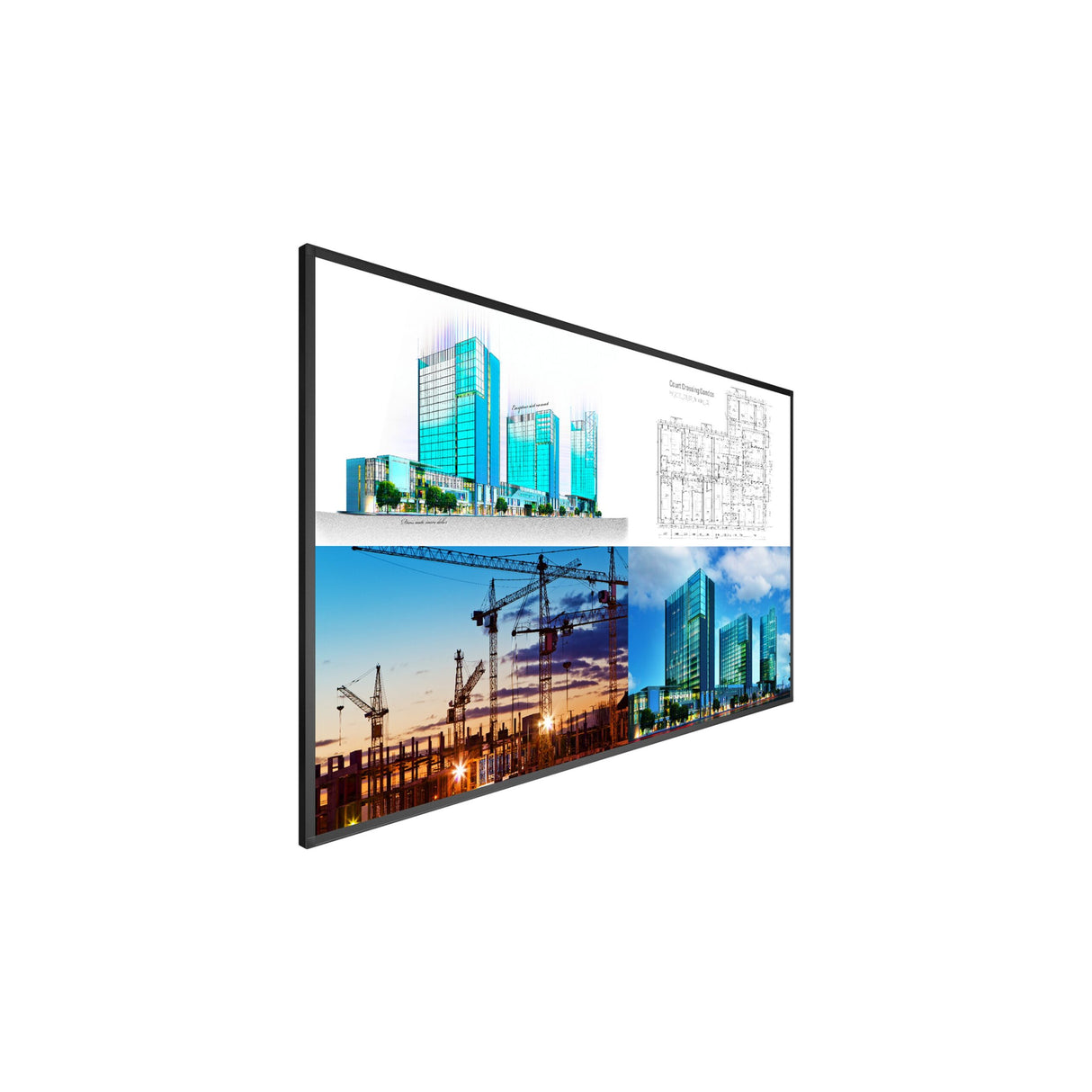 Écran UHD PLANAR URX75 75", D-LED, 700 nits, HDR, OPS, 24h/24 et 7j/7, conforme TAA