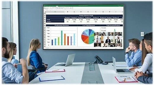 Écran LCD UHD PLANAR URP85 85 pouces avec luminosité de 500 NIT