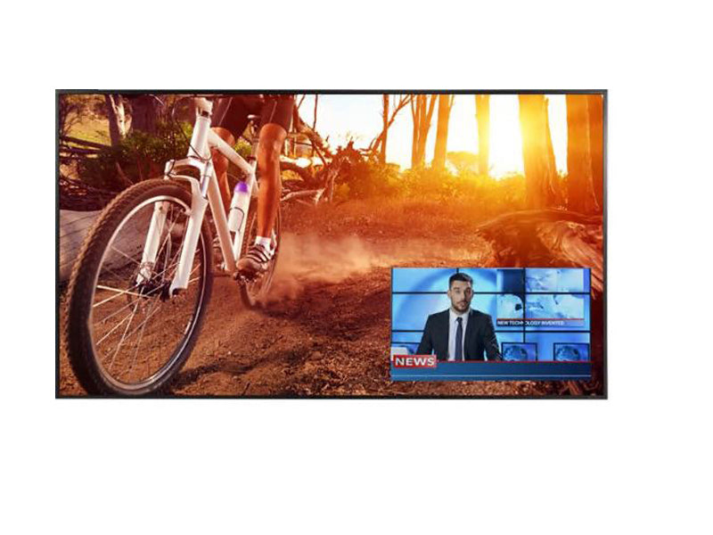 URP49-T 49IN DIAGONAL, UHD, E-LED BACKLIGHT, 450 NIT BRIGHTNESS, 24X7 RELIABILITY, MULTI-SOURCE VIEWING, SPEAKERS, OPS SLOT, LANDSCAPE AND PORTRAIT